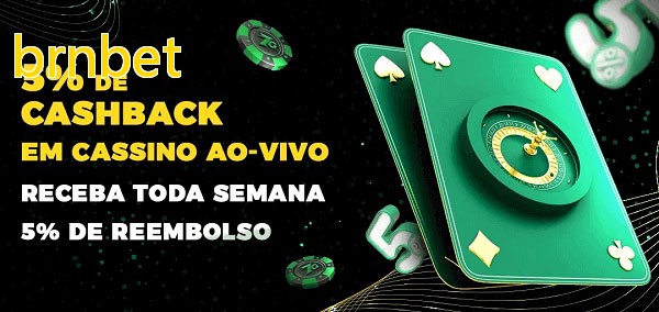 Promoções do cassino ao Vivo brnbet